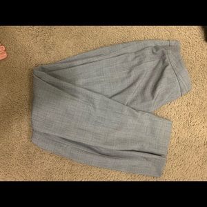 Gray suit pants